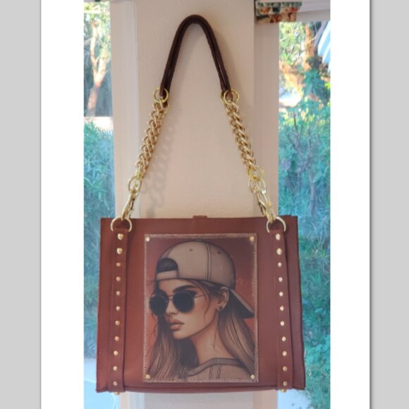 AI-Meets-Artisan Tote: One-of-a-Kind Cool - Picture 1 of 15